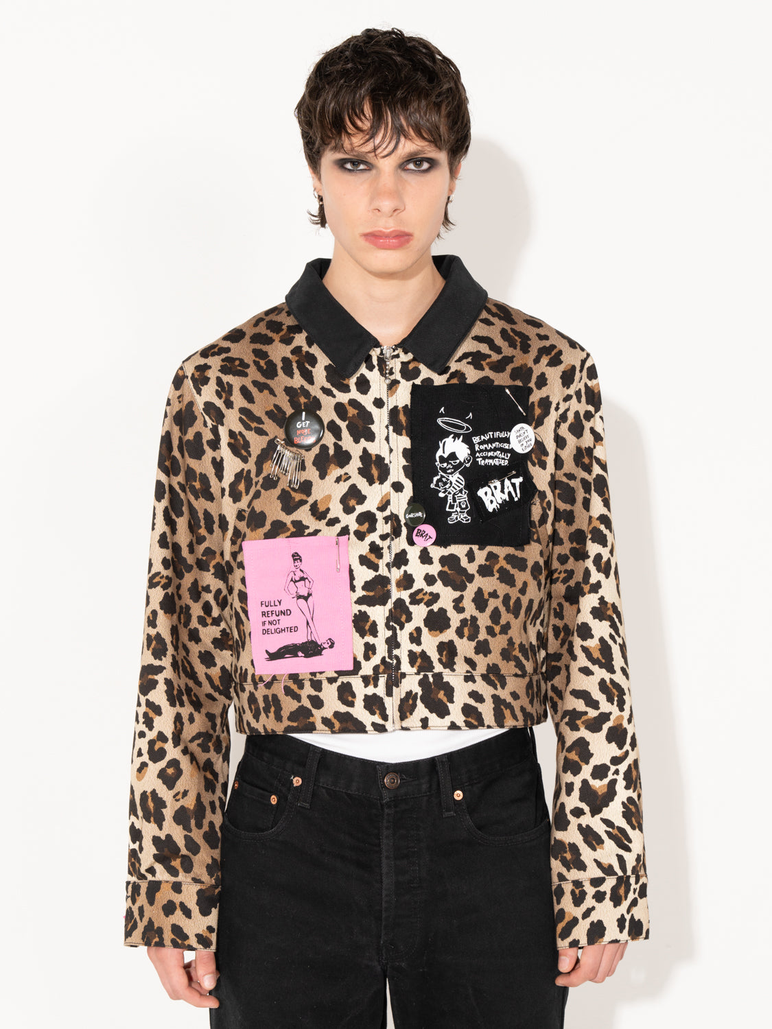 GOBSHITE JACKET (LEOPARD)