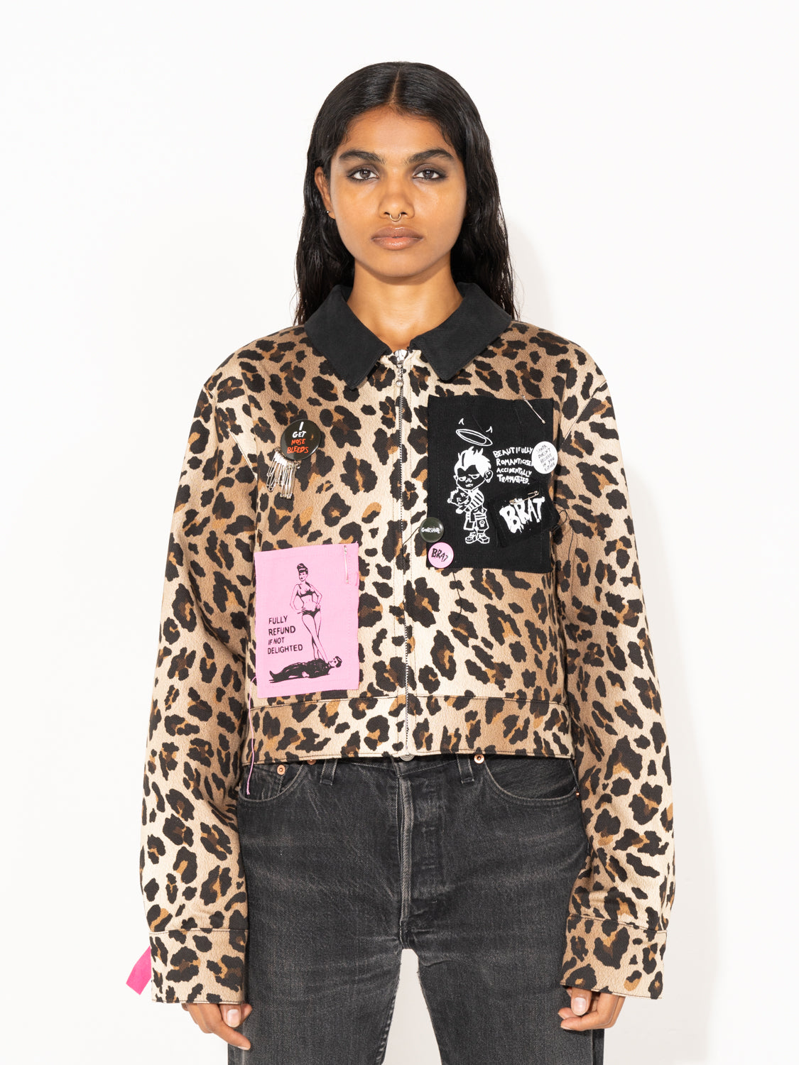 GOBSHITE JACKET (LEOPARD)